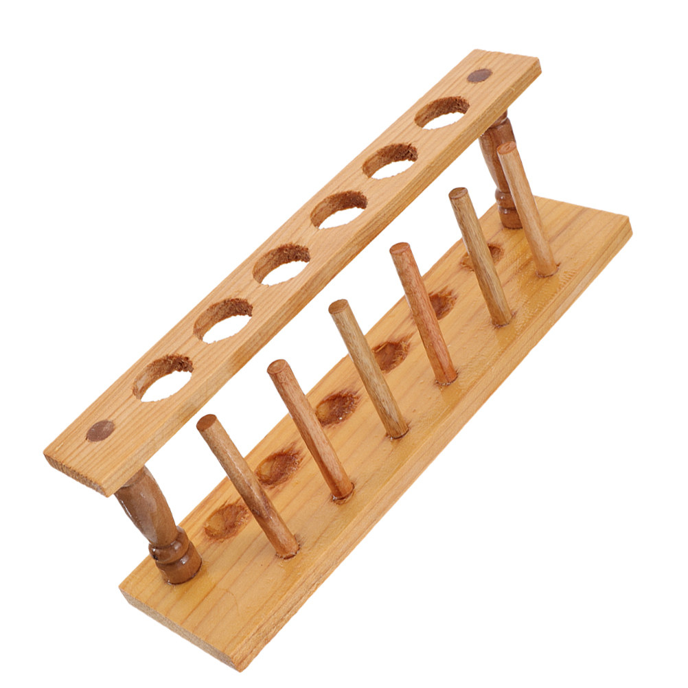Natural Wood Test Tube Rack 6- - Laboratory Centrifuge 评论和价格
