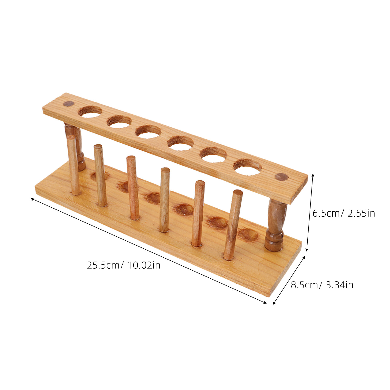 Natural Wood Test Tube Rack 6- - Laboratory Centrifuge 评论和价格