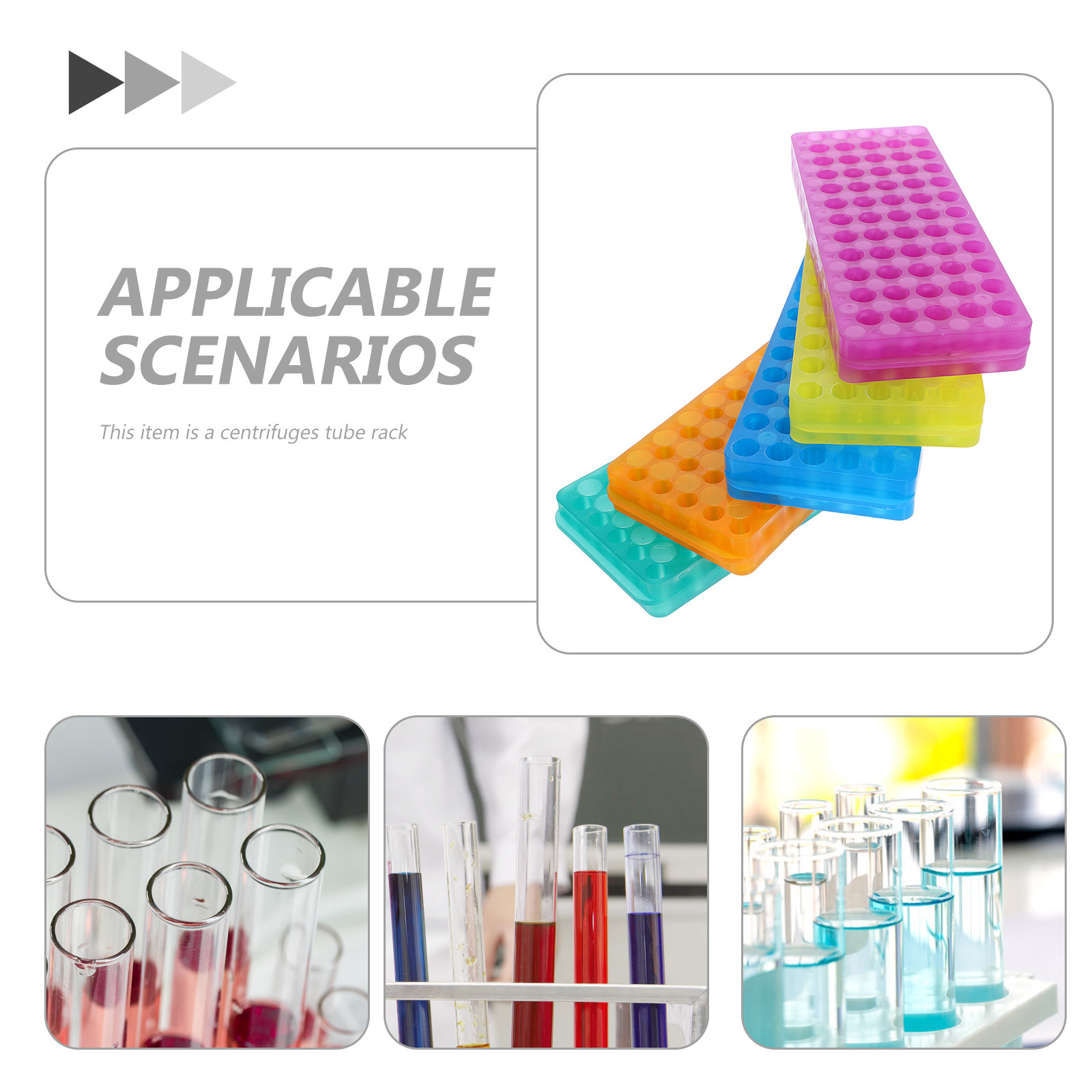5Pcs Centrifuge Tube Rack Thic - Laboratory Centrifuge 评论和价格