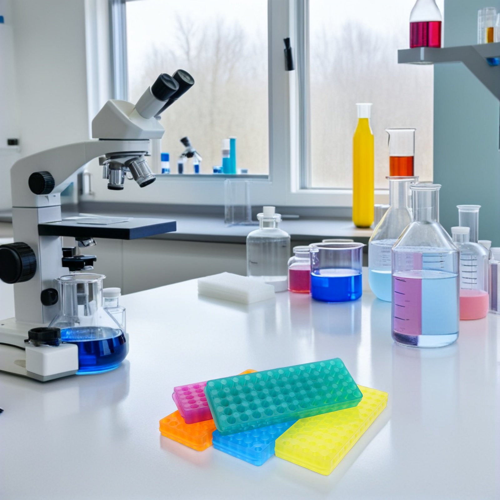 5Pcs Centrifuge Tube Rack Thic - Laboratory Centrifuge 评论和价格