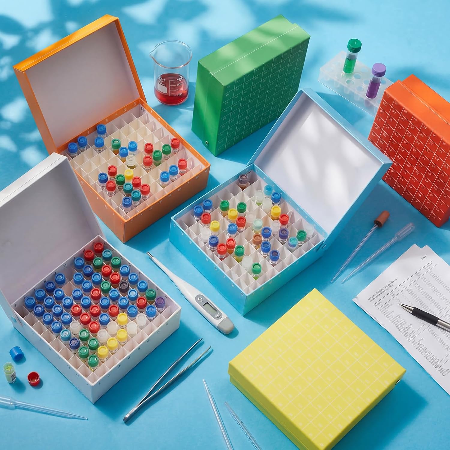 Paper Freezer Box with 81 Comp - Laboratory Centrifuge 评论和价格